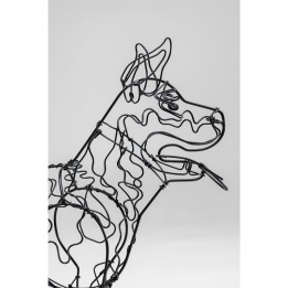 Objet décoratif Wire Attack Dog 36cm