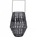 Lanterne Hayat noire 33cm Kare Design