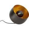 Lampe de sol Apollon Smooth noir Ø28cm