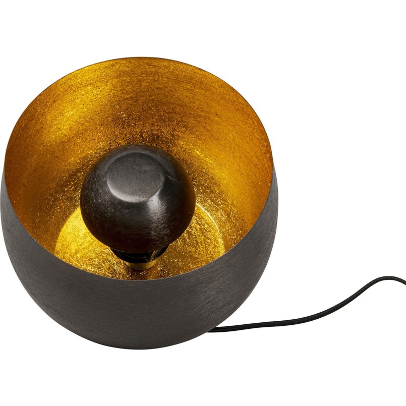Lampe de sol Apollon Smooth noir Ø28cm