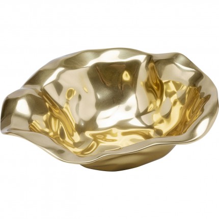 Serveerschaal Jade goud 30cm Kare Design