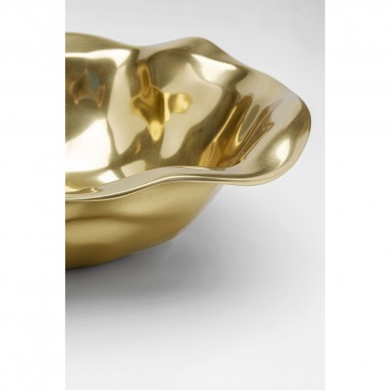 Serveerschaal Jade goud 30cm Kare Design