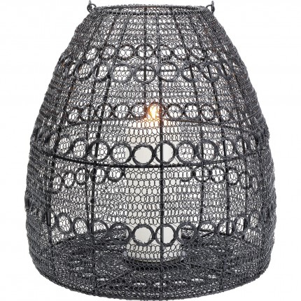 Lantern Hayat Cone black 37cm Kare Design