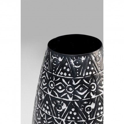 Vase Sketch black and white 41cm Kare Design