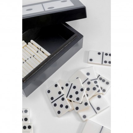 Domino Spel Zwart en Wit Kare Design