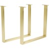 Piètement de table Tavola laiton (2 pcs)