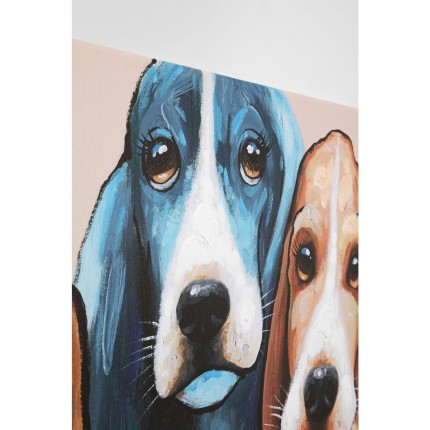 Canvas Picture Dogs 100x100cm Kare Design