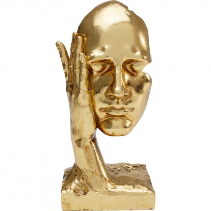 Woonaccessoires gezicht hand goud Kare Design