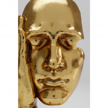 Decoratie gezicht hand goud Kare Design