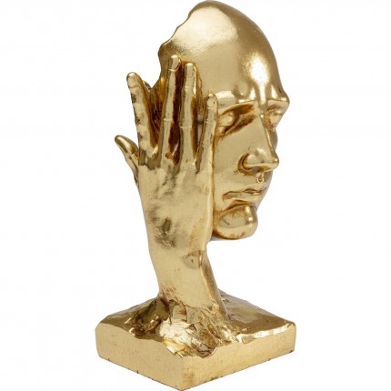 Woonaccessoires gezicht hand goud Kare Design