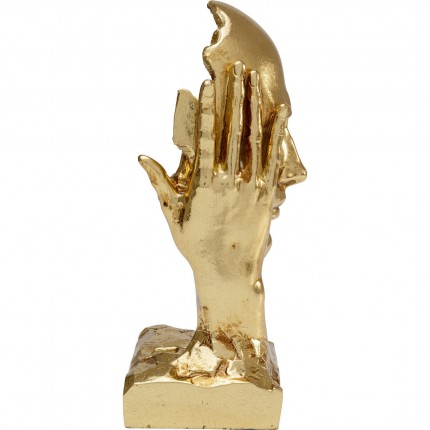 Woonaccessoires gezicht hand goud Kare Design