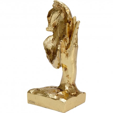 Woonaccessoires gezicht hand goud Kare Design