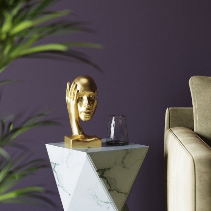 Woonaccessoires gezicht hand goud Kare Design