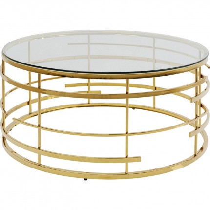 Salontafel Jupiter Ø100cm goud Kare Design