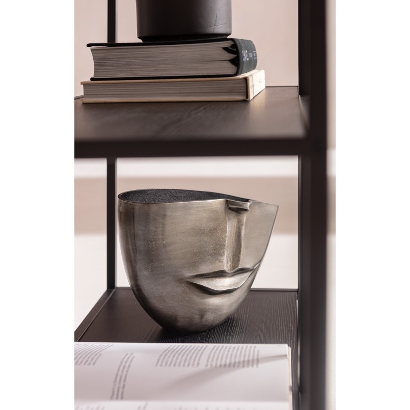 Vase Half Face anthracite 31cm