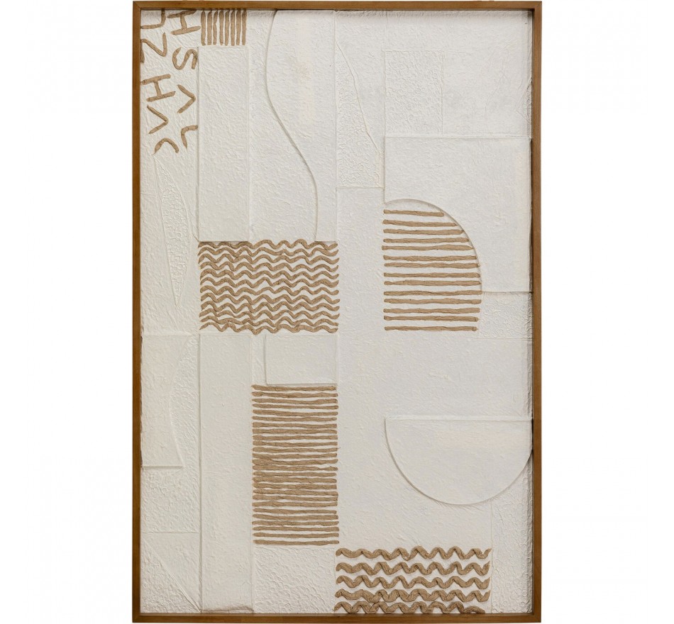 Schilderij Sandy Geometric 81x122cm Kare Design