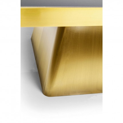 Coffee Table Miler gold black 80x80cm Kare Design