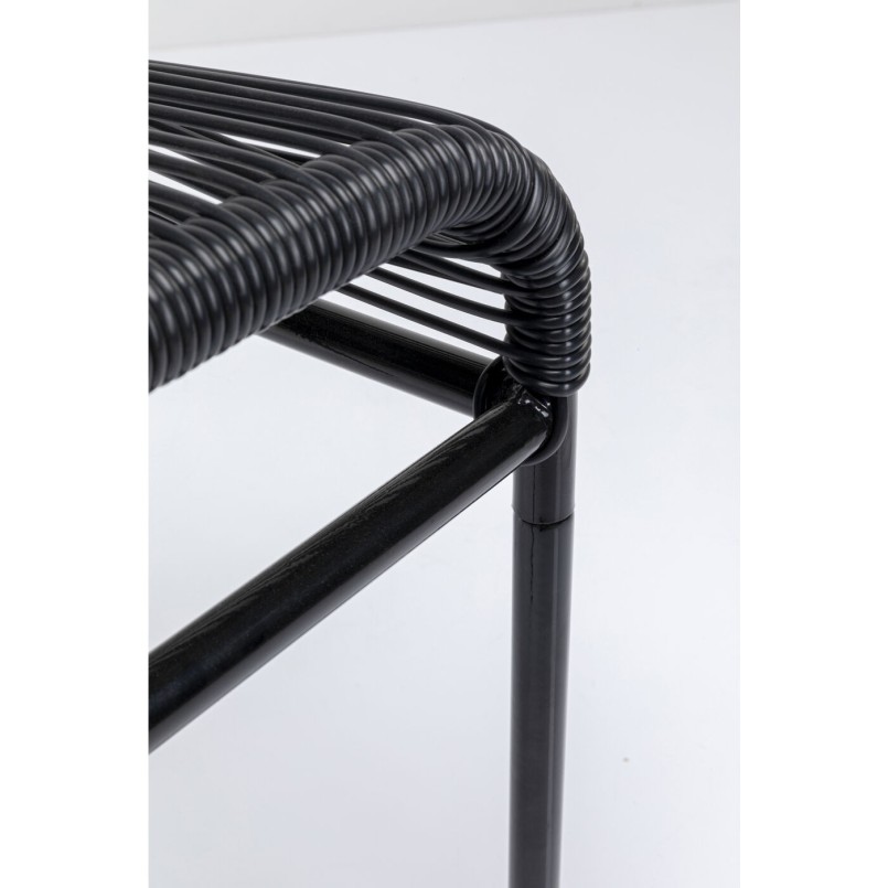Tabouret Acapulco noir