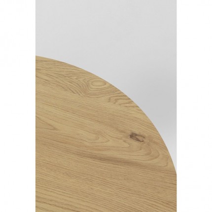 Eettafel Schickeria Ø110cm eik en wit Kare Design