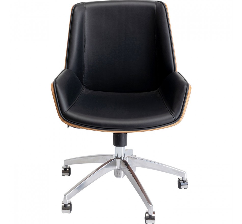 Swivel Office Chair Rouven black Kare Design