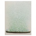 Tableau Touched fleurs pirogue 120x160cm beige et vert Kare Design