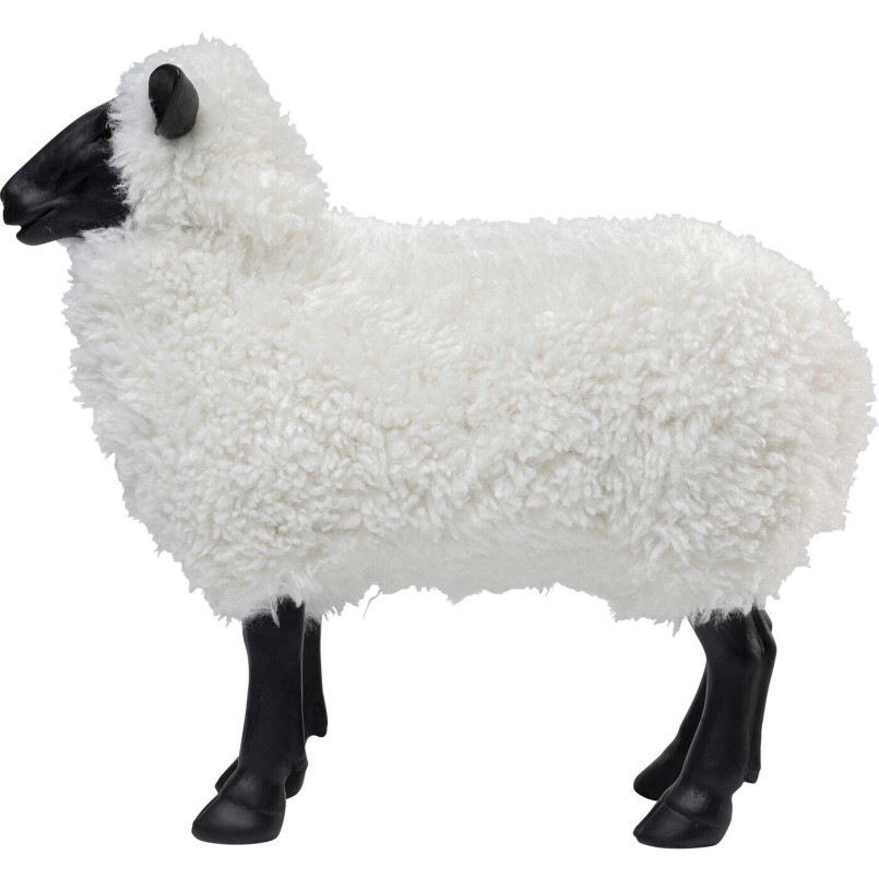 Figurine décorative Bathilde blanc 48cm