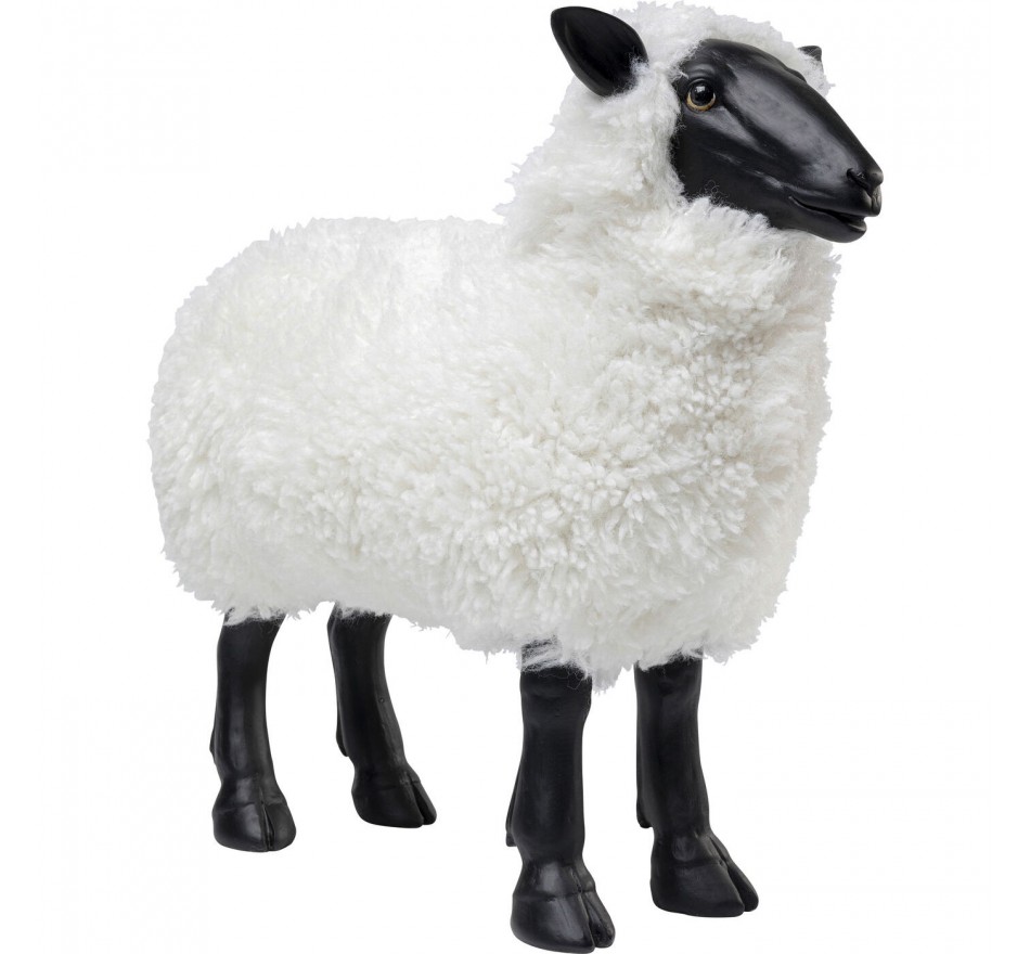 Woonaccessoires schaap 48cm wit Kare Design