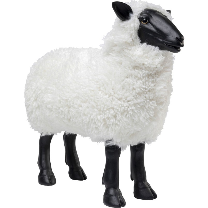 Figurine décorative Bathilde blanc 48cm