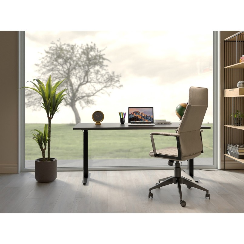 Chaise de bureau Labora haute marron clair Kare Design