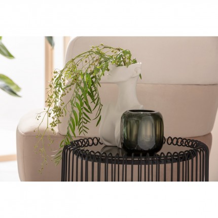 Fauteuil Sandwich fluweel creme Kare Design