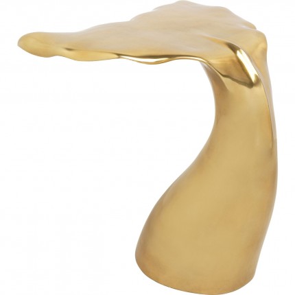 Bijzettafel walvisstaart goud Kare Design