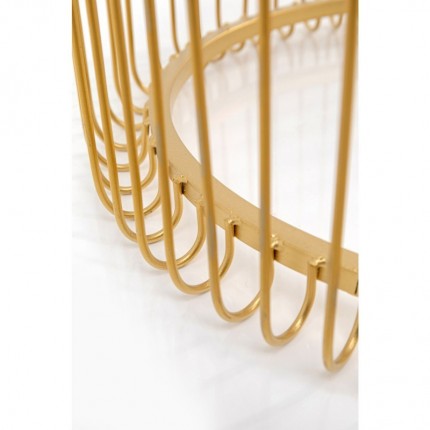 Side table Wire brass 70cm Kare Design