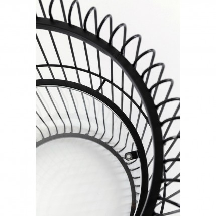Bijzettafel Wire zwart 57cm Kare Design