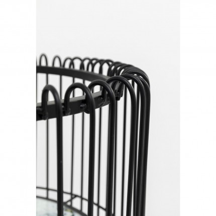Bijzettafel Wire zwart 70cm Kare Design