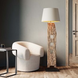 Fauteuil pivotant Maye crème