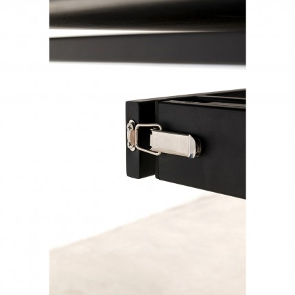 Extension Table Twist 180x90cm black Kare Design