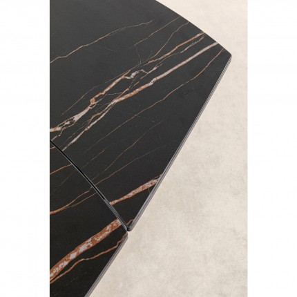 Extension Table Twist 180x90cm black Kare Design