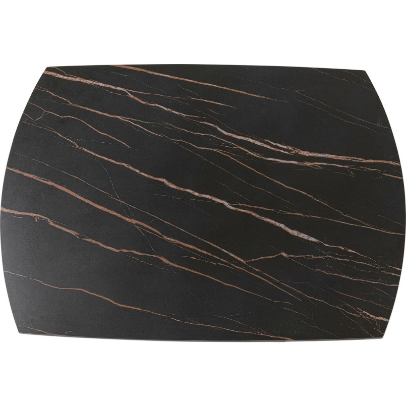 Table à rallonges Twist noir 120(30+30)x90cm