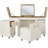 Coiffeuse Combinaison Diva (rangements + siege) Kare Design