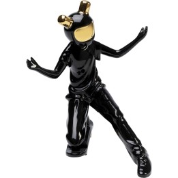 Figurine décorative Skating Astronaut noir