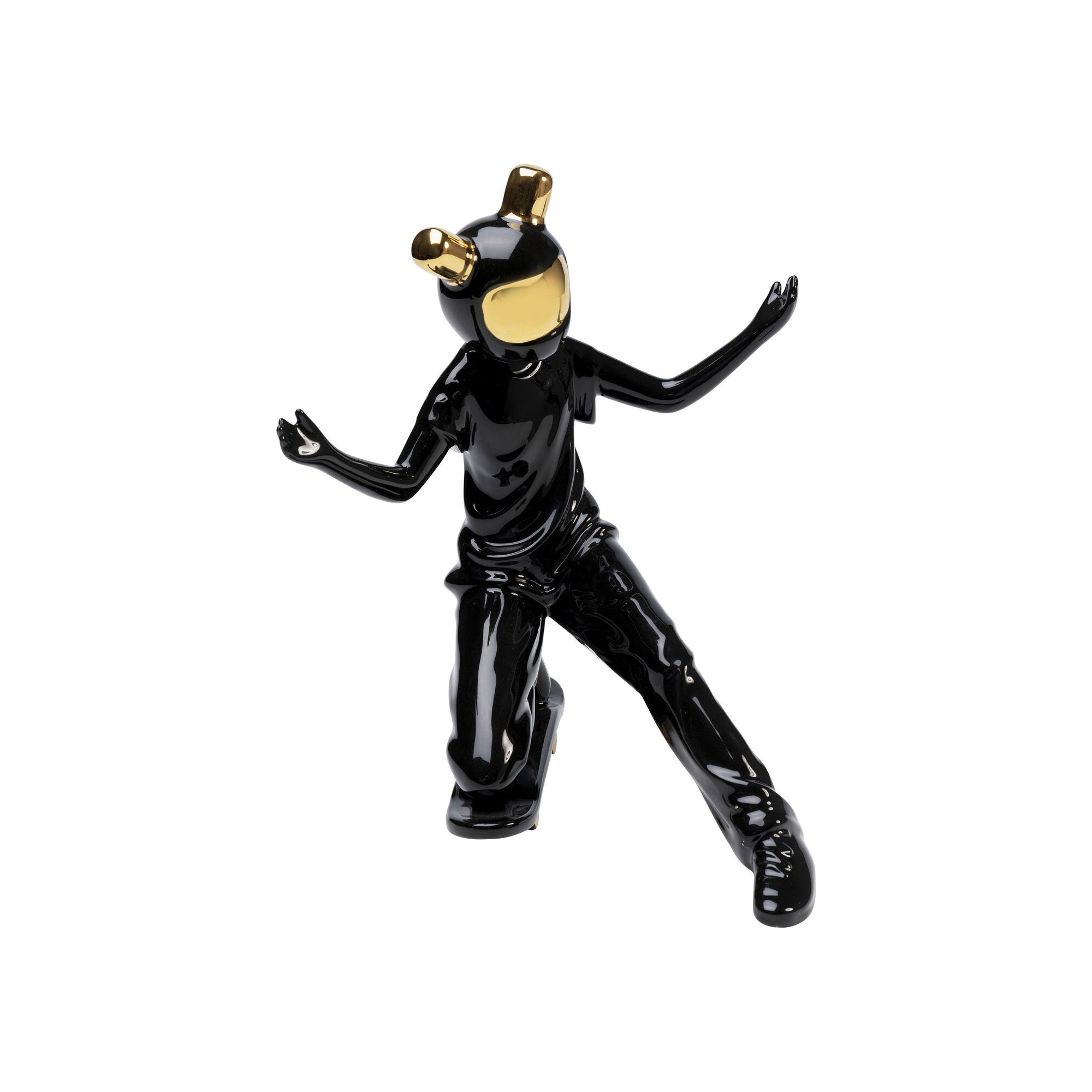 Figurine décorative Skating Astronaut noir