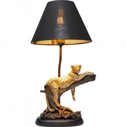 Table Lamp lounging leopard Kare Design