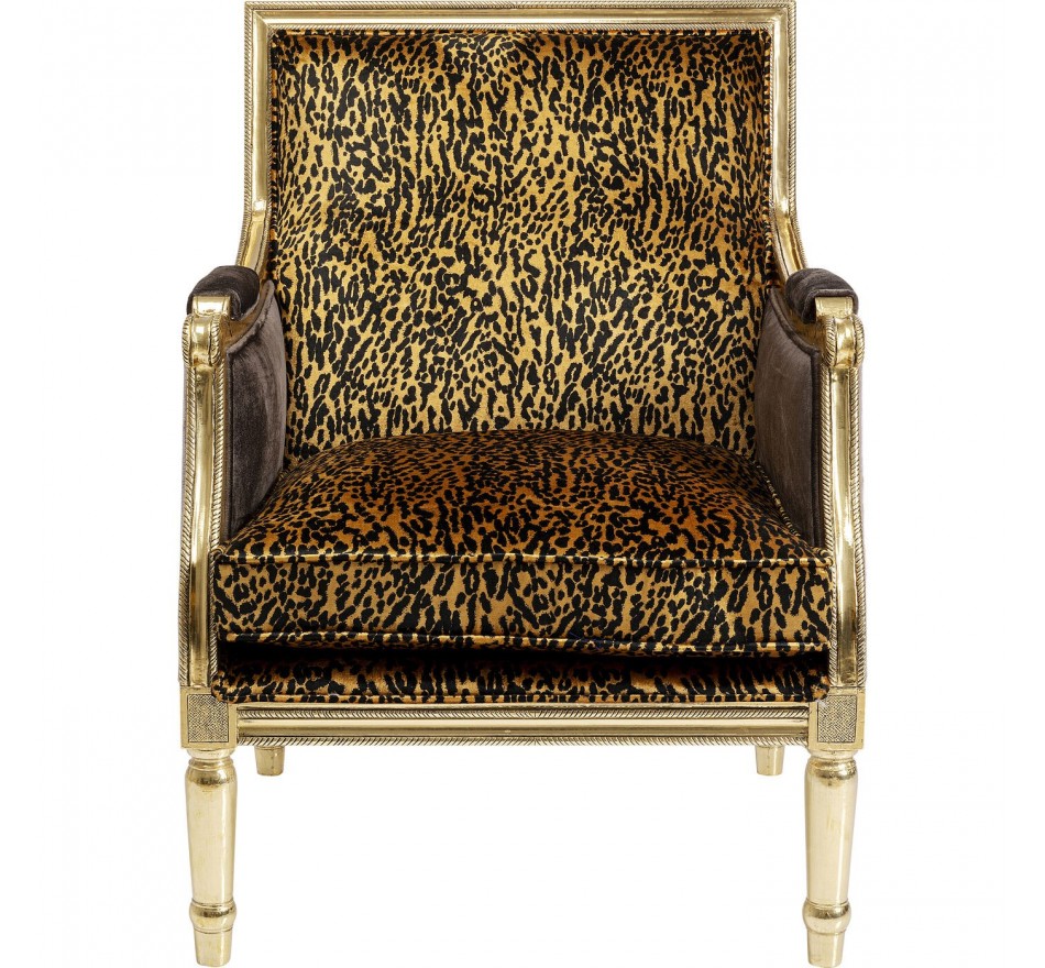 Fauteuil Regency luipaard Kare Design