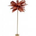 Lampadaire plumes 165cm rouge Kare Design