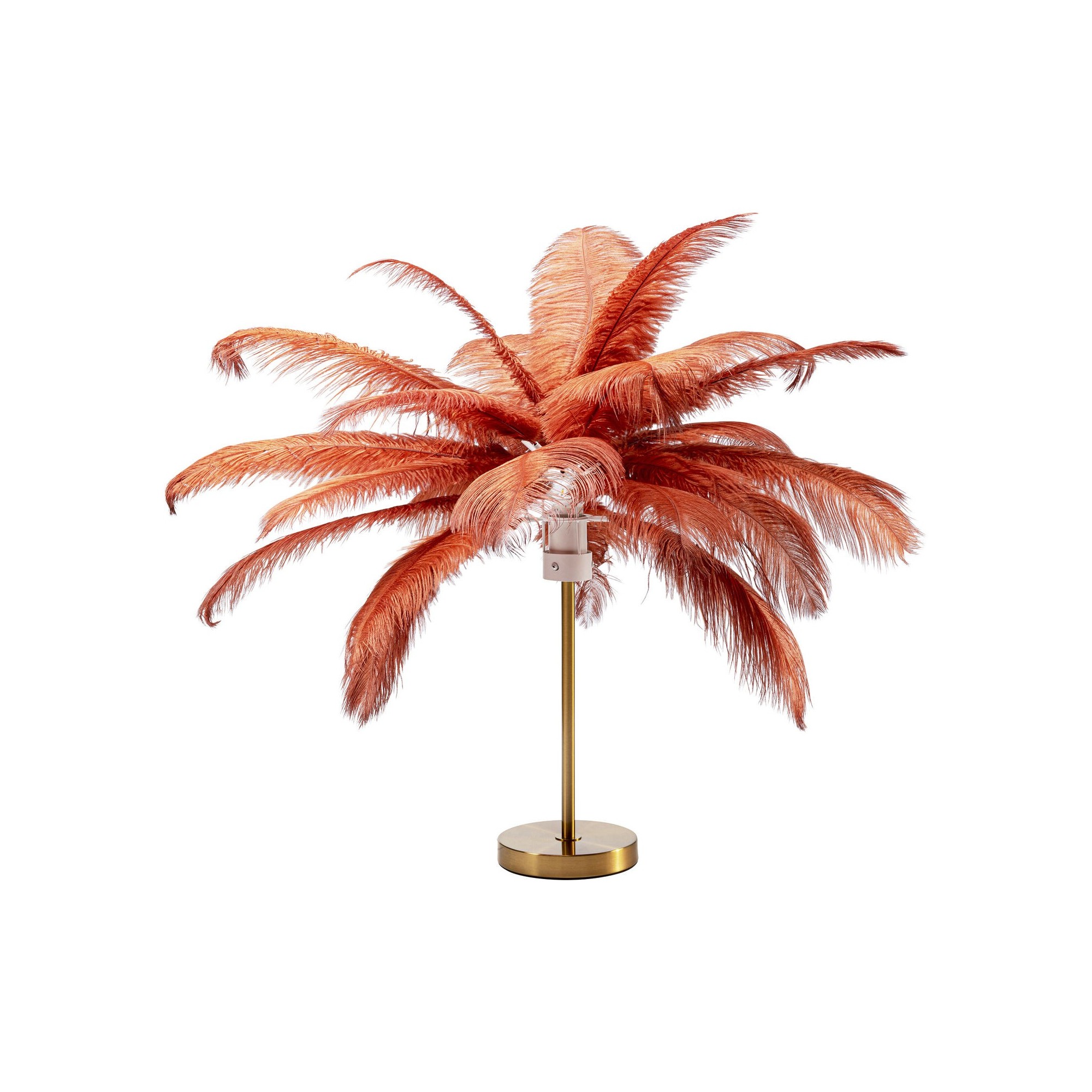 Lampe à poser Feather Palm Rusty Red  60cm