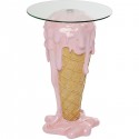 Table de bar glace rose 48cm Kare Design