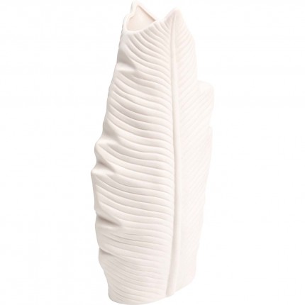 Vase Foglia white 29cm Kare Design