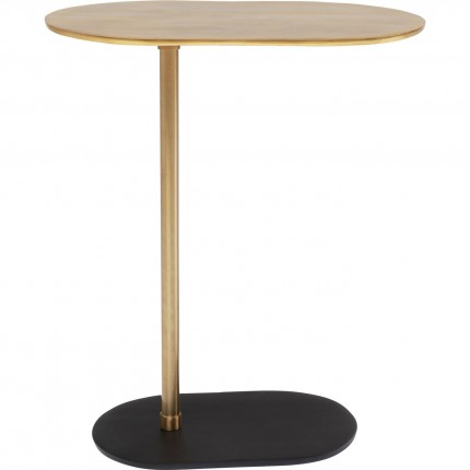 Side Table Slide black and gold Kare Design