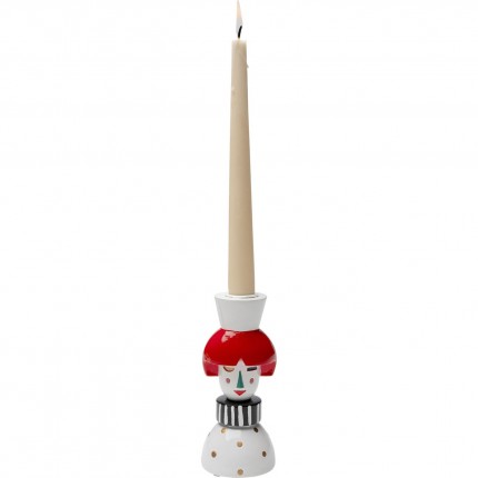 Kandelaar circus vrouw 16cm Kare Design