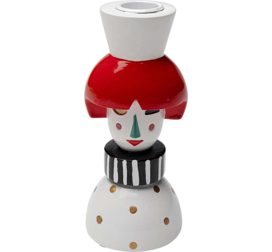 Candle Holder circus lady 16cm Kare Design